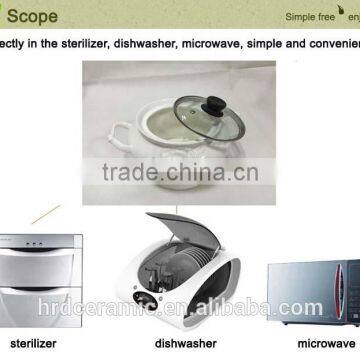 China Manufacturer Stocked Small Ceramic Porcelain Soup Tureen