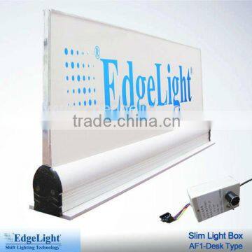 NEW Edgelight AF1 Aluminous frame RGB desk type double side light box