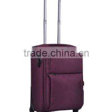 Push button 1680D fabric spinner wheels generious design hot selling case luggage