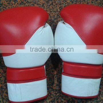 Pro Style RED and White Boxing Gloves