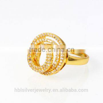 Fashionable Dubai 18k Gold Plated Jewelry , CZ Pave Diamond Jewelry photo-6