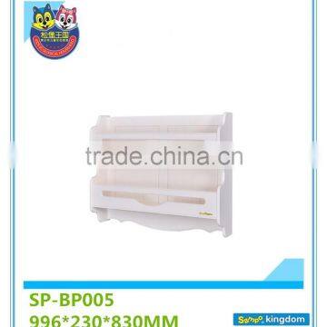 Cheap cute white wall mounted garment rack for retailer wholesaler#SP-BP005                        
                                                                                Supplier's Choice