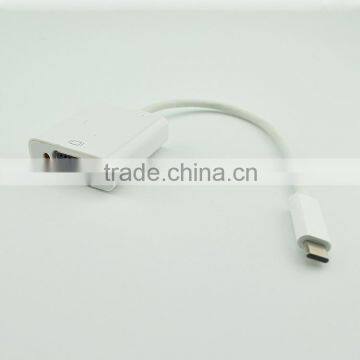 Client Custom Usb c Type to VGA Adapter Wire With Pva Jacket photo-3