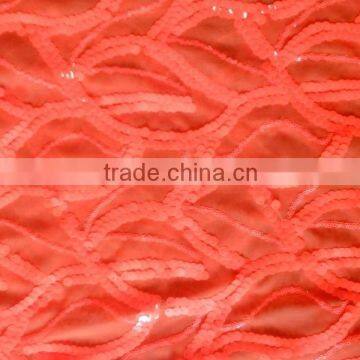 High Quality Sequins French Lace Fabric photo-2