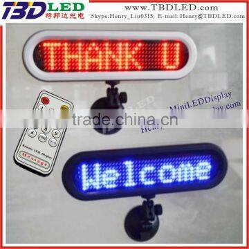 Remote Control Led Car Window Display Led Car Message Display Led Car Display