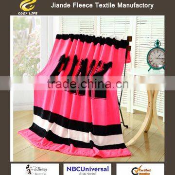 Pink VS Secret Blanket Manta Flannel Fleece Blanket Throws on Sofa/Bed/Plane Travel Plaids Hot Limited Battaniye 130cmx160cm