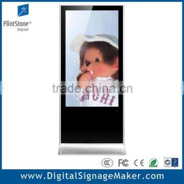 55 inch standing vertical shopping mall digital signage advertising