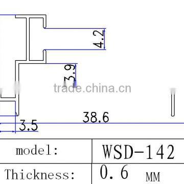 Various Shape Aluminium Profiles Extrusion Aluminum Sliding Window