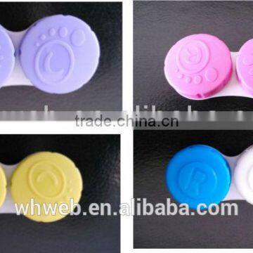 cheap cotact lens double case wholesale contact lens double case for color contact lens