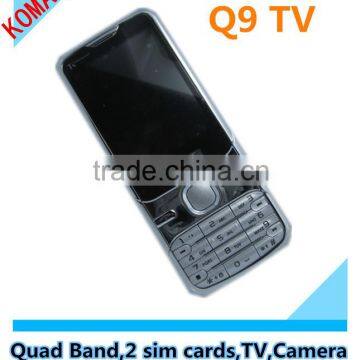 KOMAY Unlocked Quad Band Dual SIM Cell Phone Q9 mobile phone for sale