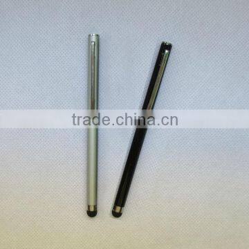 cheap silver black color stylus touch screen pen for promotional gift