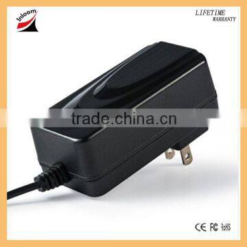 Factory price 12V 2.5A ac dc adapter wall power adapter with RoHS, CE, CB, C-tick, SAA, UL/CUL and FCC certification