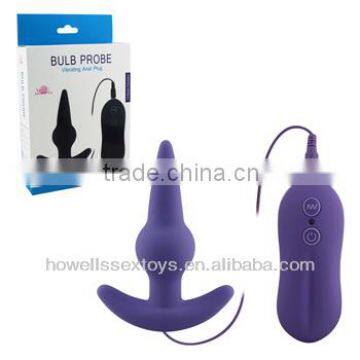 Silicone Anal Toys, Anal Probe Vibrator for Anal Pleasure photo-3