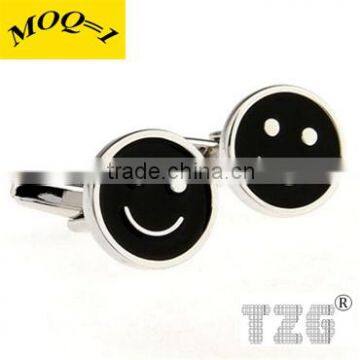 TZG09231 Fashion Cuff Link Smile Cufflink