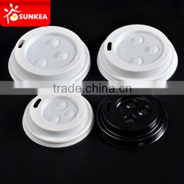 Plastic coffee cup lid, disposable 70mm lids