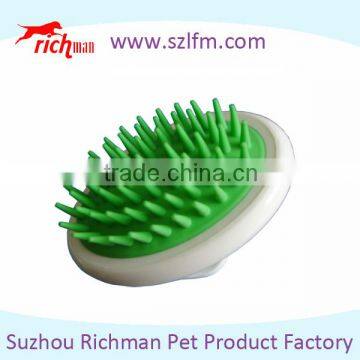 Pet grooming massage brush, professional dog and cat massage tool