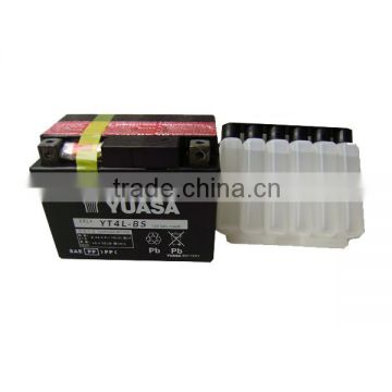 YT4L-BS motorcycle 12v 3ah motorcycle yuasa battery prices