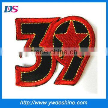 Wholesale sew on letters embroidery patch CXB-183