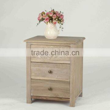 Wooden Antique Bedroom Three drawers Nightstands/Beside Table/Cabinet(DT-1020)