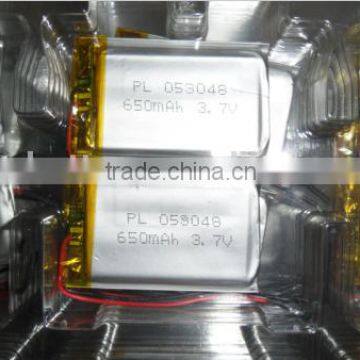 3.7v lithium li ion polymer battery / 053048 li polymer Rechargeble battery