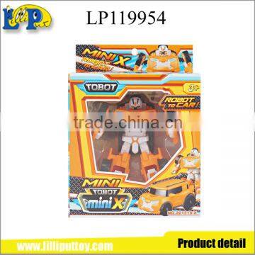 Cheap Plastic Intelligent Transform Robot Toys for Kids photo-3