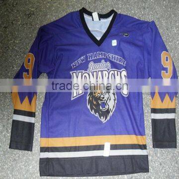 Custom sublimation mighty ducks jersey