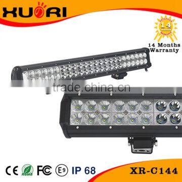 CE approved and supplier assessment suv led light bar 144w crees