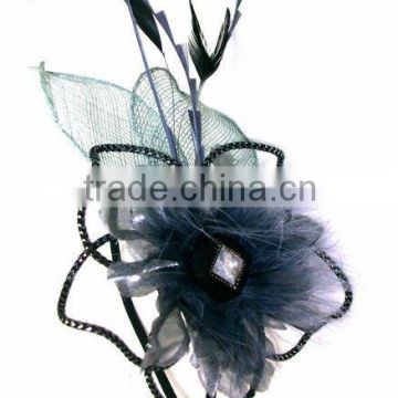 fashion silk flower tiara