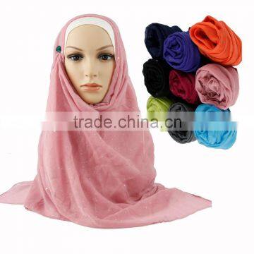 Fashion glittery hijab wholesale Muslim scarf