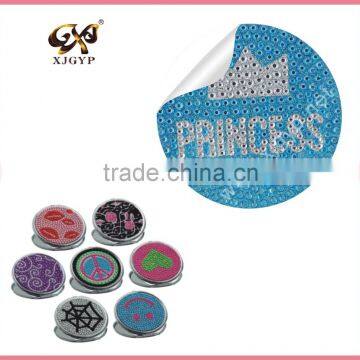 decorative sticker mirror/laser cut acrylic mirror sticker/wall mirror adhesive sticker