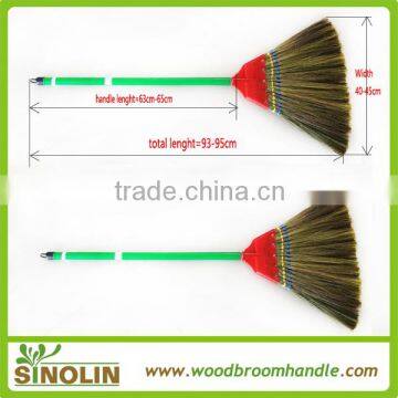 SINOLIN high quality straw tiger grass broom with wooden handle