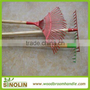 150*2.8cm varnished wooden fork rake handle