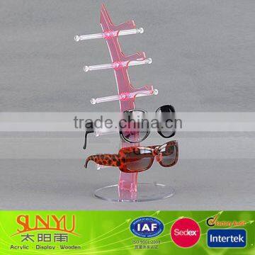 Custom Colorful Acrylic Eyewear Display Racks Manufacturers