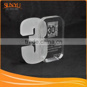 30 th anniversary visual model award acrylic display for personalized souvenir