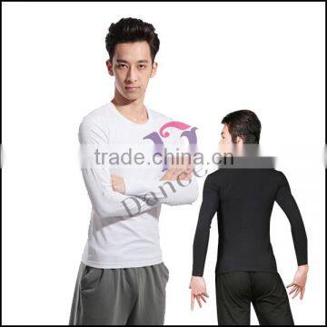 A2419 men's long sleeve dance tops wholesale active wear hot active dance tops for men dancing tops