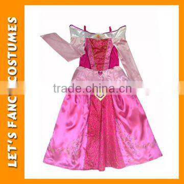 PGCC0048 Hottest !!! 2016 wholesale girls ' costume girl's fancy dress pink children costume carnival costume