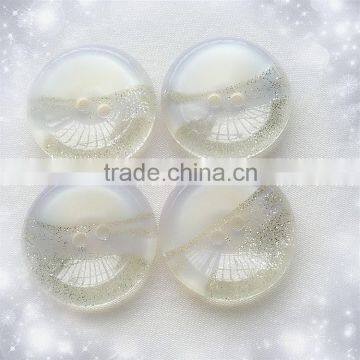 New design round resin button, pure DIY custom pearl button