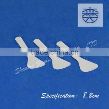 disposable plastic flat mixing spoon for cosmetic