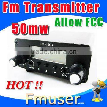 03FSN fm transmitter 50mw radio broadcast CZH-05B