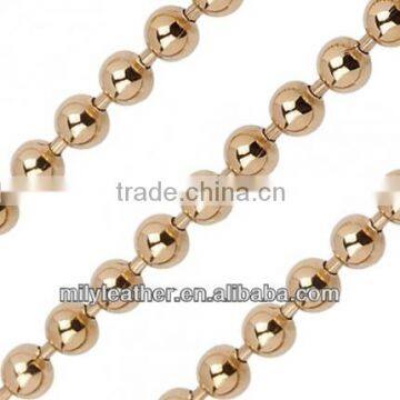 2014 Latest New Gold Chain Designs For Men Metal Ball Chain Necklaces MLCC010