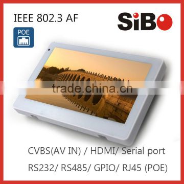 Wall Mount Android RJ45 POE Touch Panel Customized Booting Animation