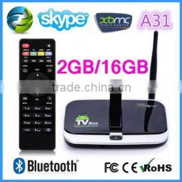 Allwinner A31S Quad Core 2G 16GB google Android TV Box