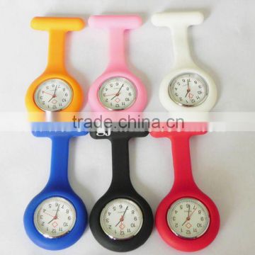 charming good quality silicone rubber hanging pocket watch