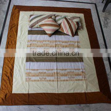 Home Decor Designer pure silk bedsheets/ Bed Covers luxury Silk bed sheet