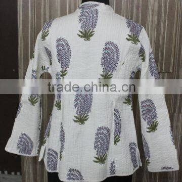 High Fashion Real For Women Vintage Afgani Cotton Kantha Work Jackets photo-2