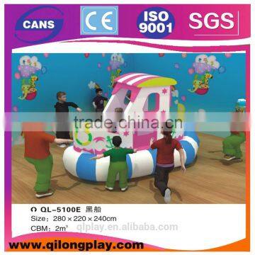 Funny Pirate Ship and Bus Electric indoor Soft Playground