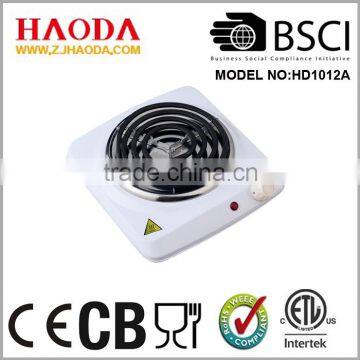 1500W Electric Spiral and Solid Stove in inserts