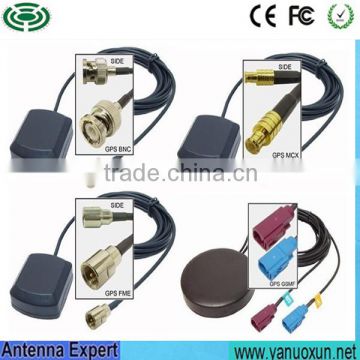 Free Sample 1575.42MHz 28dBi Car GPS Antenna Tracker GPS Glonass Antenna With SMA