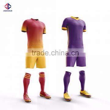 Top quality latest design hot-sale soccer uniform