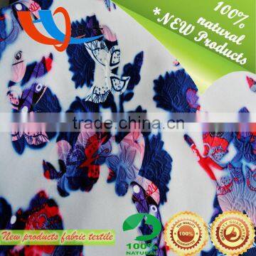 New Woman Clothing Fabric Product Made in China Shaoxing Factory Scuba 3d Print Multicolor Emboss Fabric photo-2